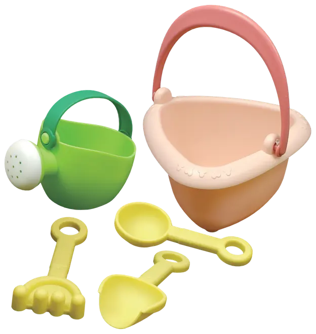 Sandlegetøj 5 dele - spand og kande