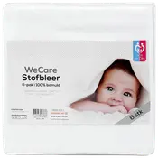 We Care Kids Stofbleer 6-pak - hvid