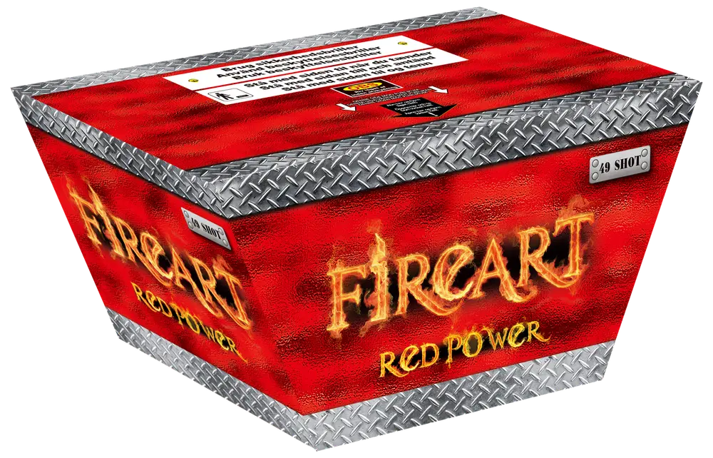 Fireart Red Power batteri 49 skud