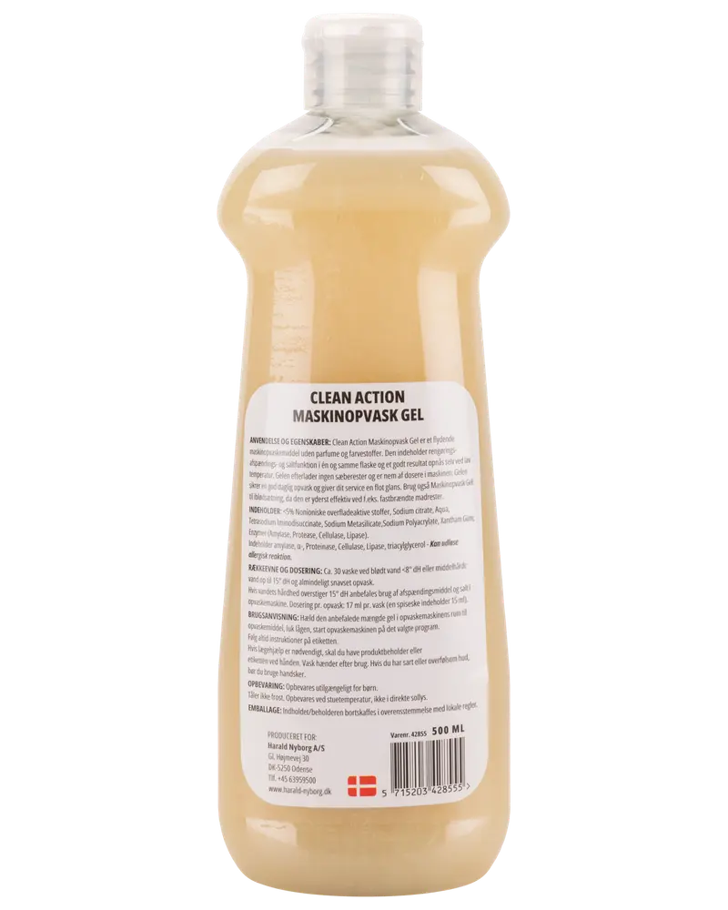 Clean Action Maskinopvaskegel - 500 ml