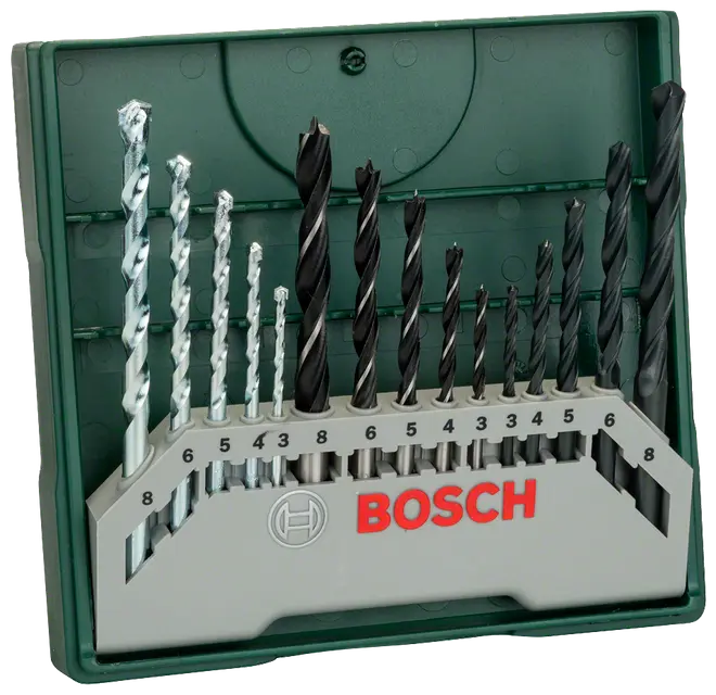 Borsæt træ/metal/mur 15 dele