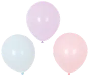 Latexballon 30 cm Pastelfarver - 6-pak