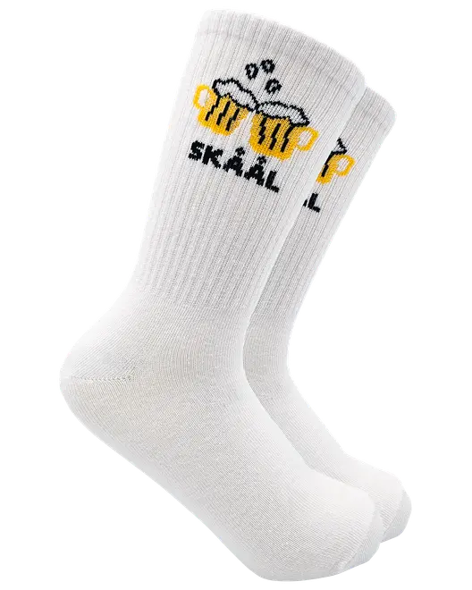 Strømper med øl print