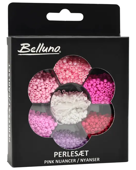Perlesæt - pink