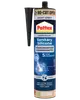 Pattex sanitær silikoneforsegling, grå, mugresistent, vandtæt, 5 års garanti. Til badeværelse og køkken, fleksibel, blank finish, genanvendelig emballage, no-cut åbning.