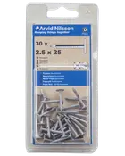 Arvid Nilsson Papsøm 2,5 x 25 mm 30-pak