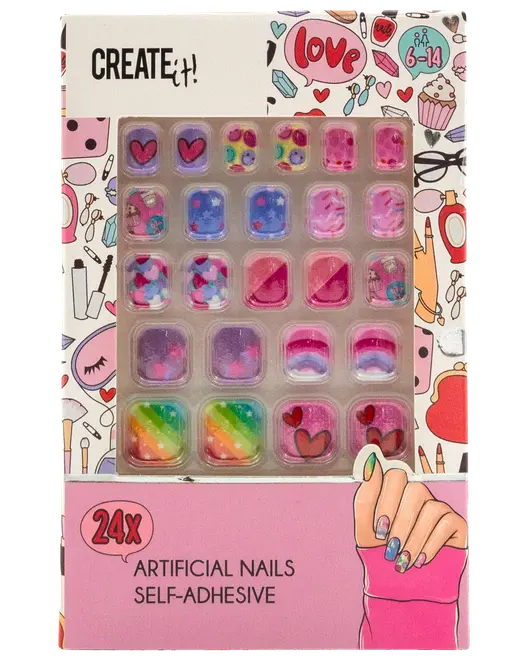 CREATEit Negle 24 stk. - assorterede design