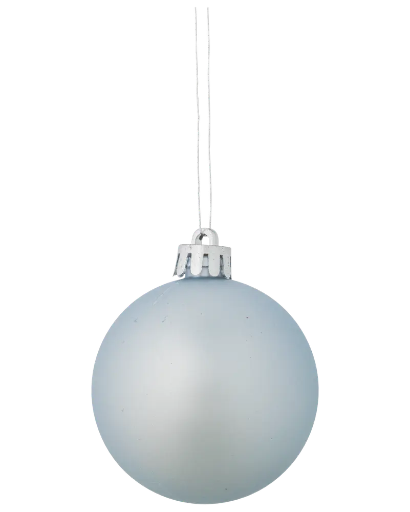  Julgranskulor Ø5 cm 10-pack - Ljusblå