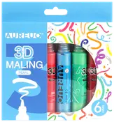 3D-färg pärlemor 6x25 ml