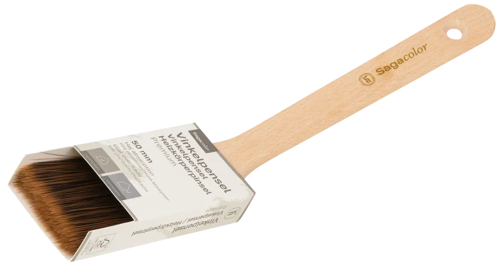 SagaColor Vinkelpensel Kort - 50 mm