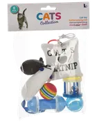 Kattelegetøj 8-pak - Ass. farve