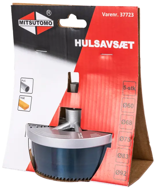 Mitsutomo Hulsave bimetal Ø60-92 mm - 5 dele