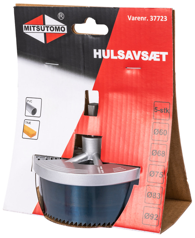 Mitsutomo Hulsave bimetal Ø60-92 mm - 5 dele