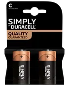 DURACELL Simply C 2-pck