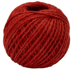 Jutegarn röd - 35 meter