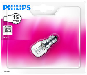 PHILIPS Ovnpære 15W E14 T22