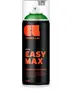 Cosmos Lac Easy Max spraymaling, 400 ml, satin finish. Sort dåse med orange tekst, klar hætte og grøn dyse. Giver overlegen dækning og drypfri teknologi.