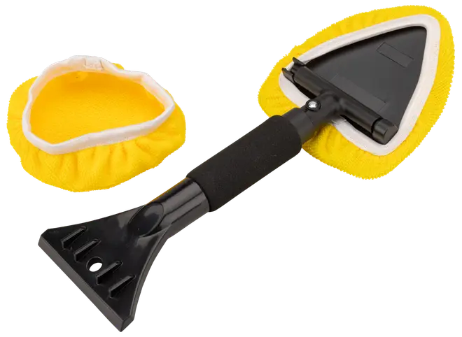 Teleskopisk 2-i-1-fönsterputsare