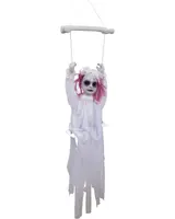 Halloween Brud på gunga med rörelse, ljud och rött ljus.