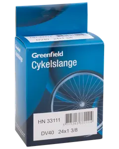 Greenfield Cykelslange DV40 24 x 13/8