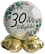 Folieballon på fod Ø35 - 30 år