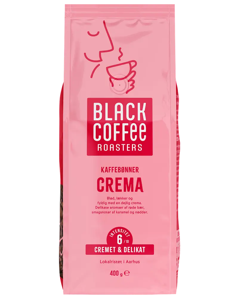 Black Coffe Roasters Crema 400g billede 2