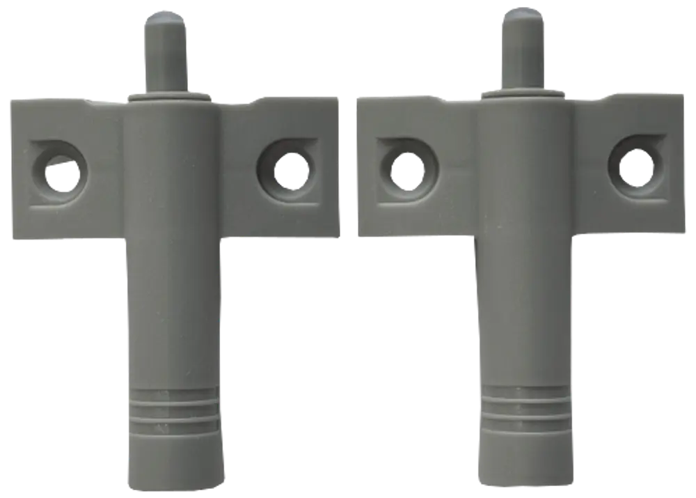 Ljuddämpande gångjärn 2 st - grå