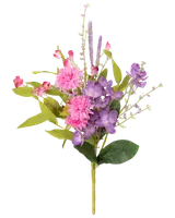 Buket kunstige blomster - pink
