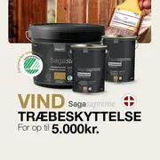Vind Sagasupreme træbeskyttelse for op til 5.000 kr