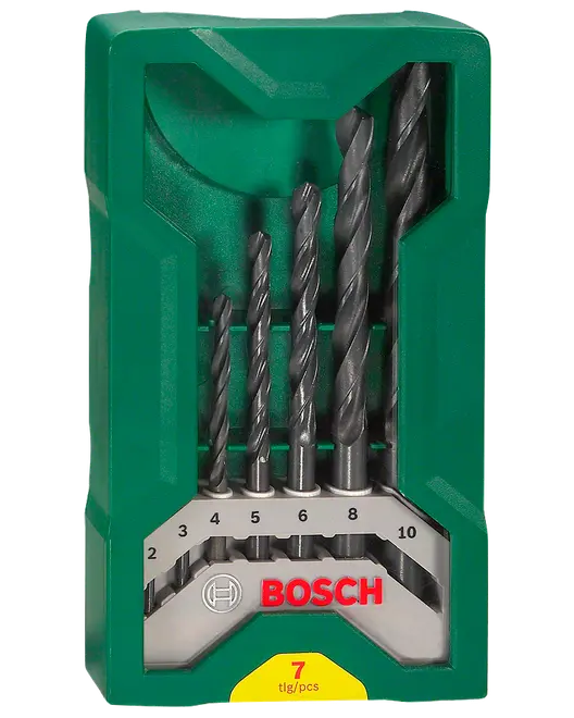 Bosch Metallborrsats Ø2-10 mm 7 delar