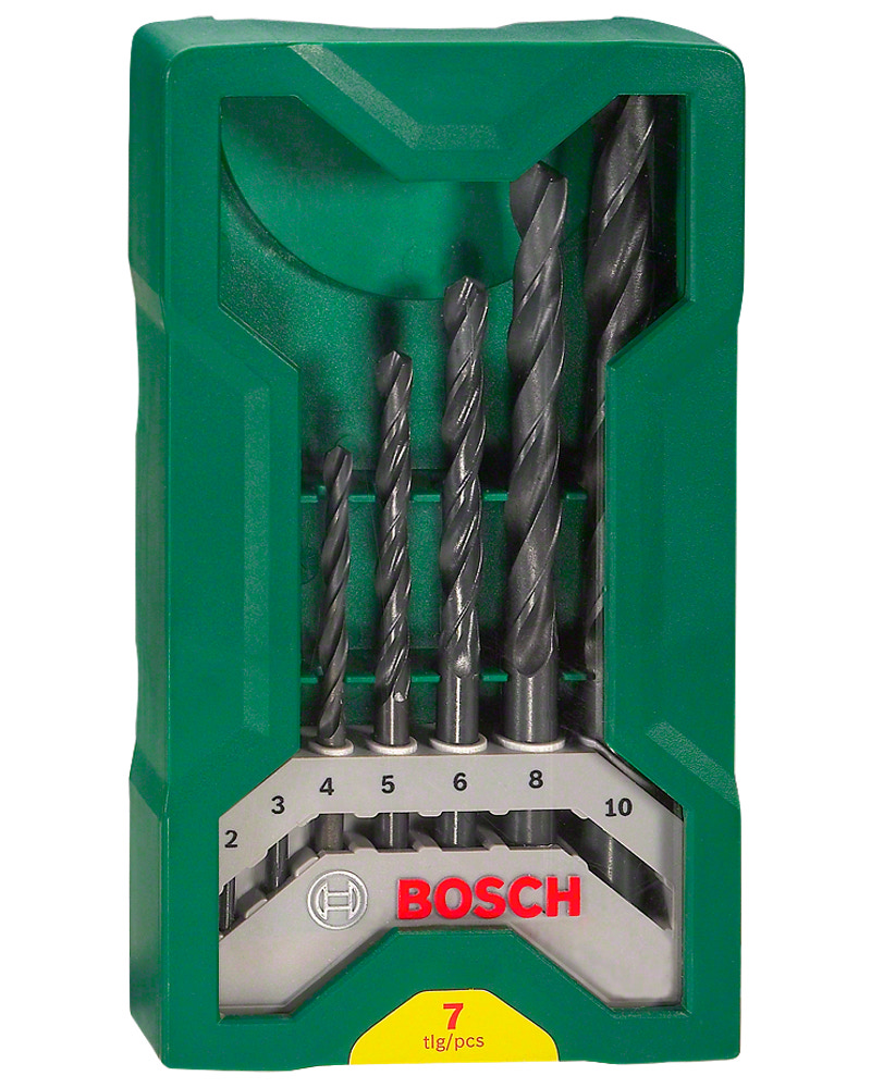 Bosch Metallborrsats Ø2-10 mm 7 delar