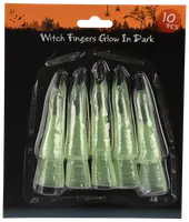 Halloween-häxfingrar 10-pack