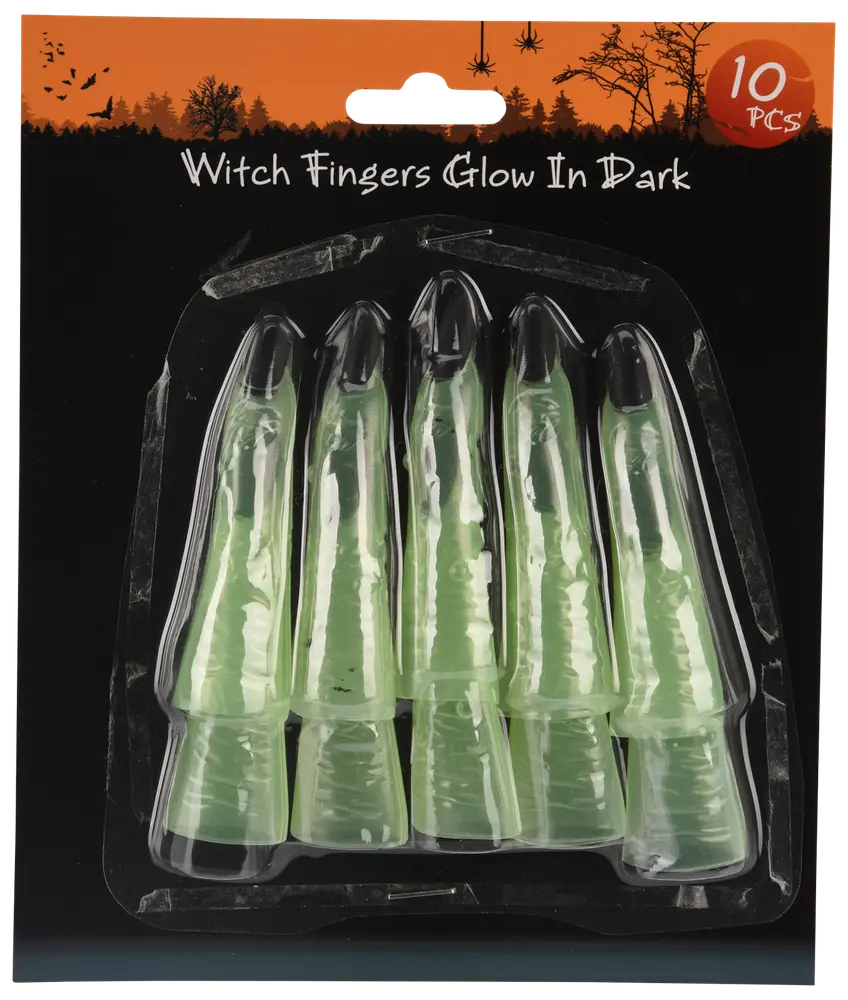 Halloween-häxfingrar 10-pack