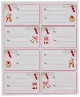 Julklappsetiketter 80 st