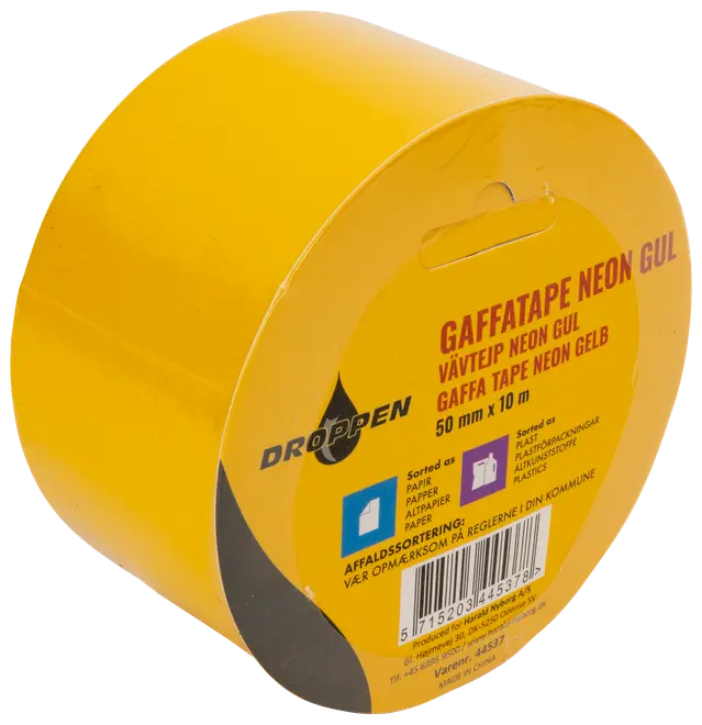 Gaffatape Neon gul