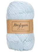 Akrylgarn 50 g babyblå