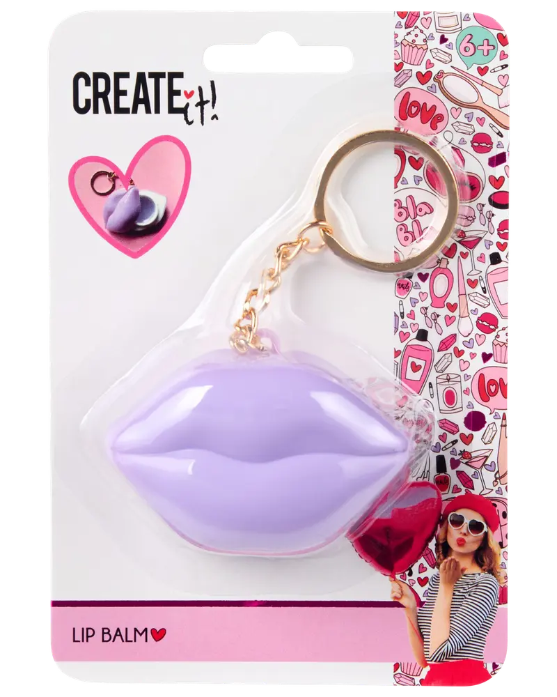 Create It! Nyckelring med läppbalsam