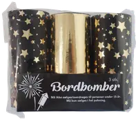 Bordbombe 10 cm - assorterede farver