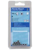 Arvid Nilsson Låsemøtrik A4 M4 10-pak