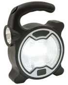 Arbejdslampe 2-i-1 sort/hvid