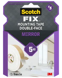 Scotch-FIX™ Dobbeltklæbende Spejl 19 mm x 5 meter
