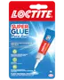 Loctite Super Glue Pure Gel, 3g tube, lugtfri, uden opløsningsmidler, præcis applikatorspids, egnet til flere materialer, hurtig limning, blå og rød emballage med hvid tekst.