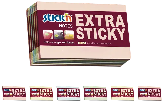 NOTISBLOCK 90X6 ARK 76X127 MM