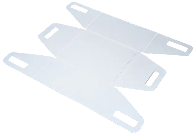 Förvaringskorg vikbar vit