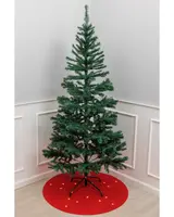 Julgran på fot 180 cm plast