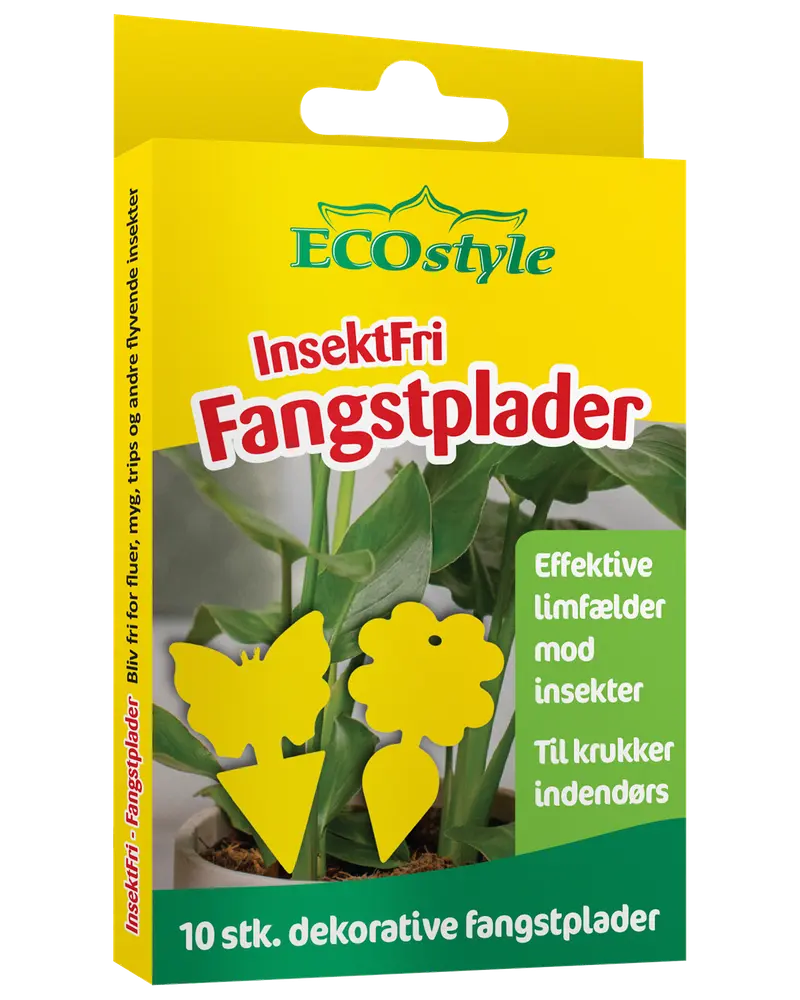 Flugfångare till krukväxter 10-pack