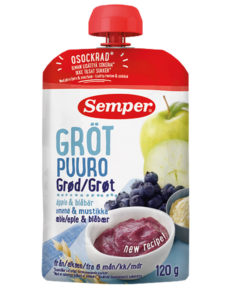 Semper Grød 120 g - assorteret smag