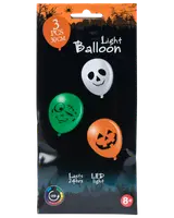 Halloween ballonger LED 3-pack