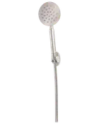 Håndbruser Rund med slange - Rustfri stål