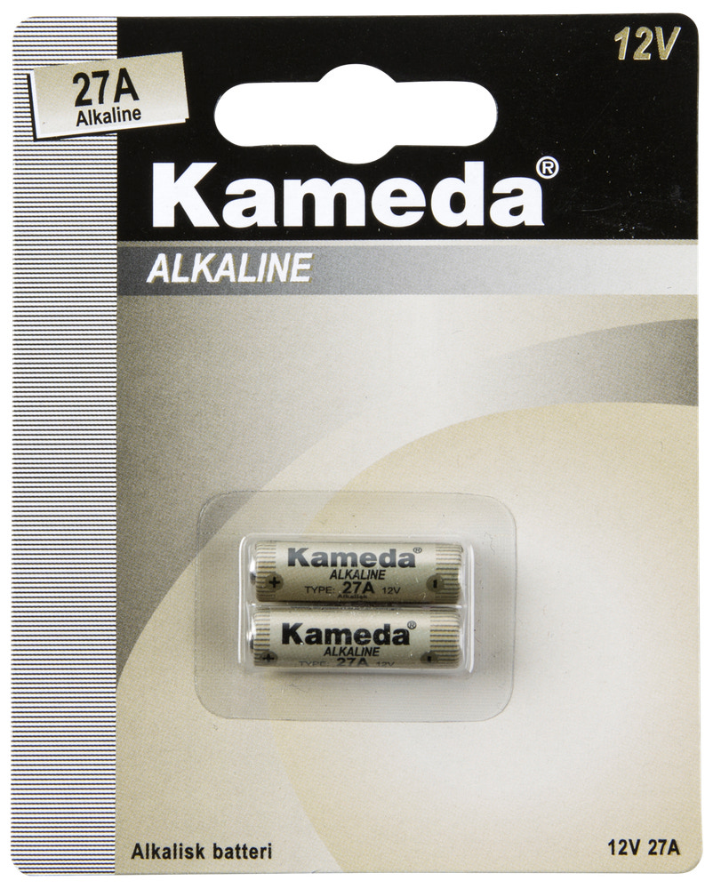 Kameda Alkaline batteri - 12V 27A 2-pak